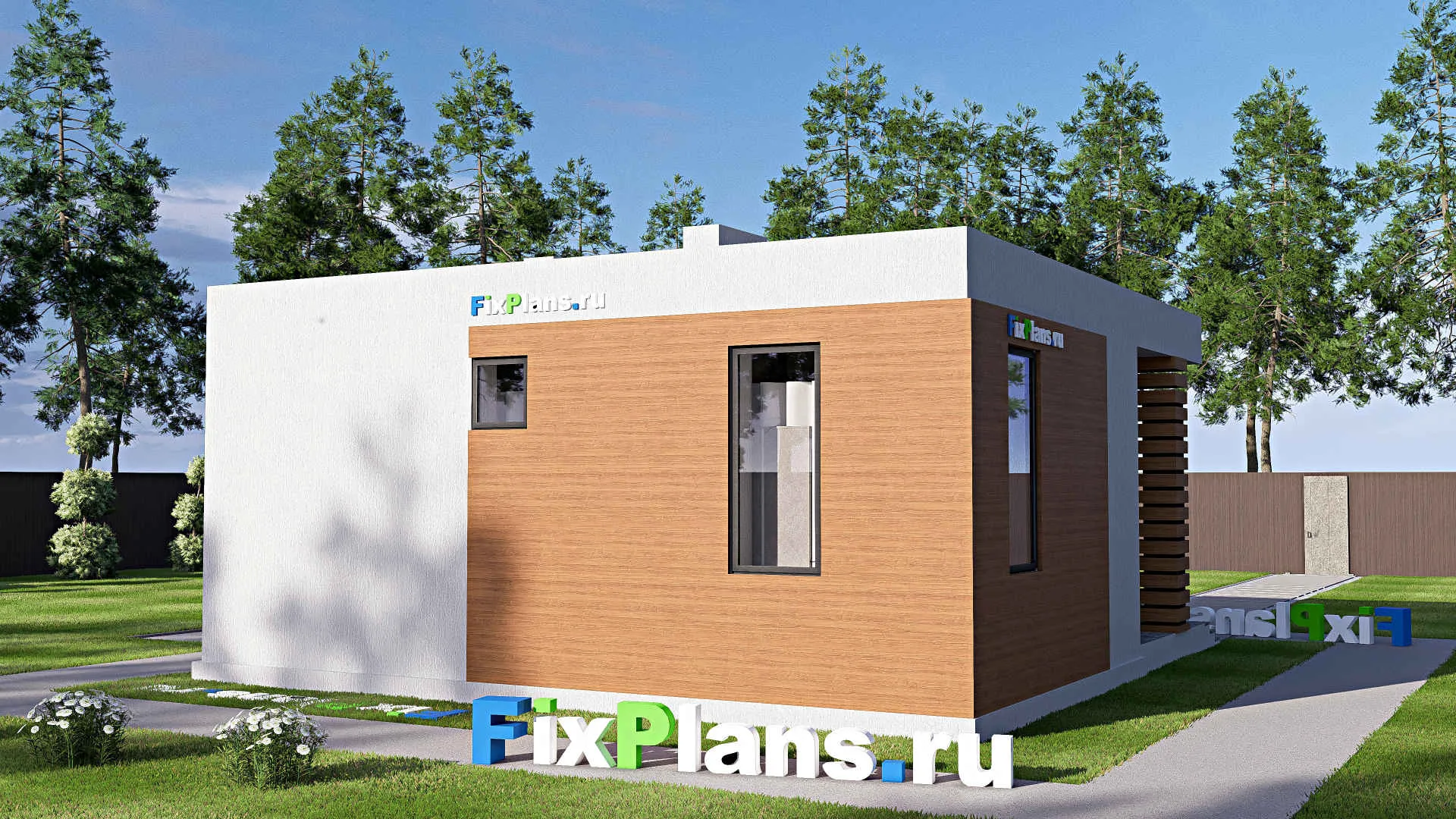 F-20429 - Проект бани 9 на 9, площадью 60 м² 