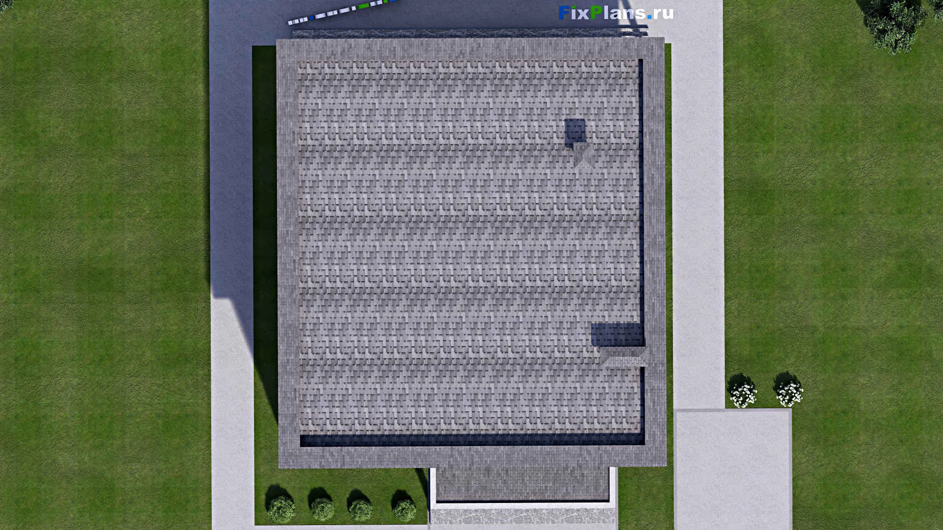 F-12707 - Проект двухэтажного дома 13 на 17, площадью 310 м² с террасой, балконом и 3 спальнями